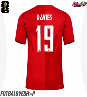 Kanada Alphonso Davies #19 Dámské Domácí Dres MS 2026 Krátký Rukáv